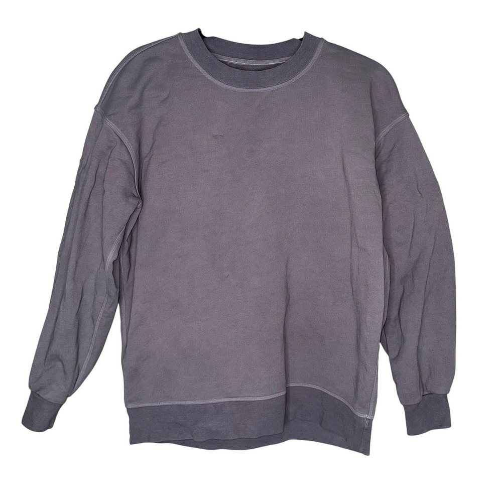 Lululemon Oversized Crewneck Sweatshirt Lavender Grey Relaxed Fit Women's
